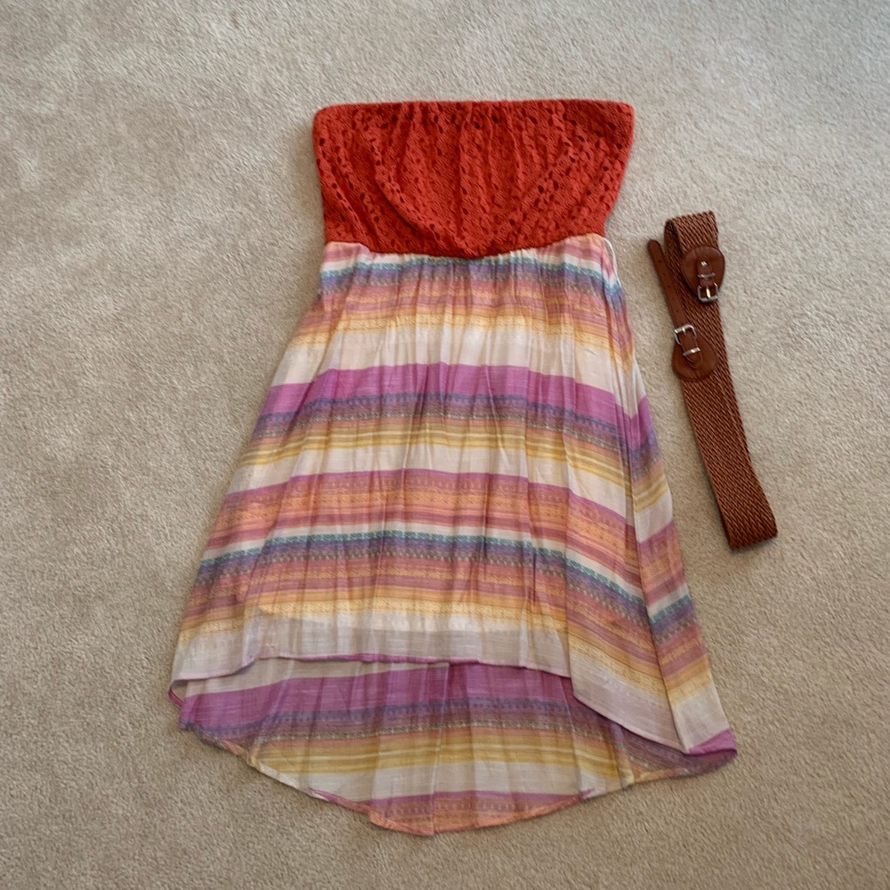 XXL Maurice’s Strapless Dress w/ Belt!